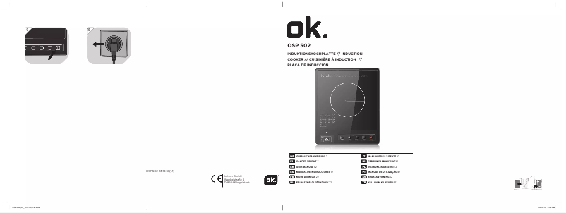 Image de la première page du manuel de l'appareil OSP 502