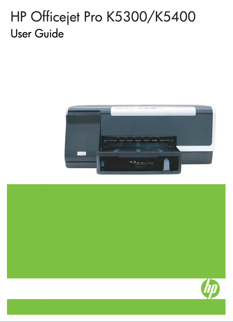 Page 1 de la notice Manuel utilisateur HP Officejet Pro K5400DTN