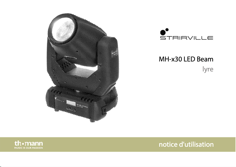 Image de la première page du manuel de l'appareil MH-x30 LED Beam