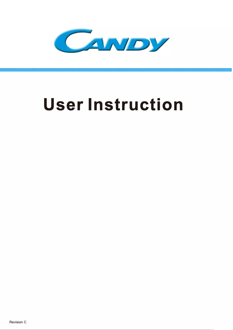 Page n°1 - Manuel utilisateur Candy CCG1S 518EWX