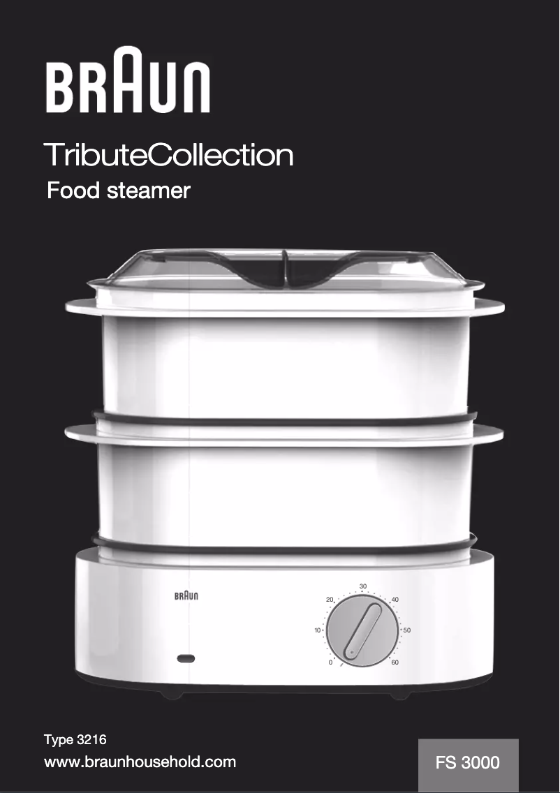 Image de la première page du manuel de l'appareil TributeCollection FS 3000