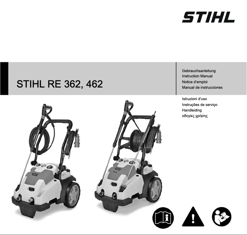 Page n°1 - Manuel utilisateur Stihl RE 462