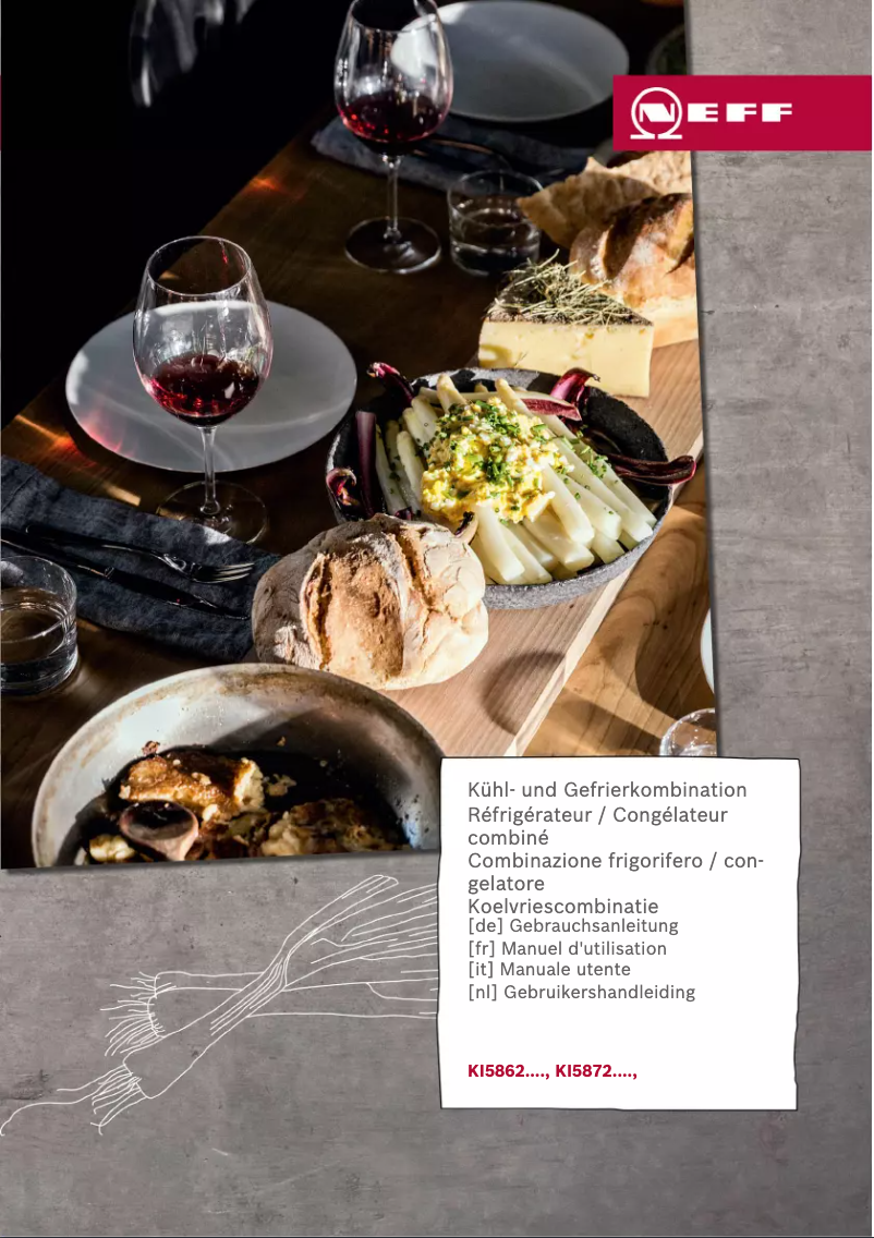 Page 1 de la notice Manuel utilisateur Neff KI5862SE0S