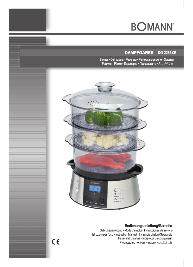 Page 1 de la notice Manuel utilisateur Bomann DG 2286 CB