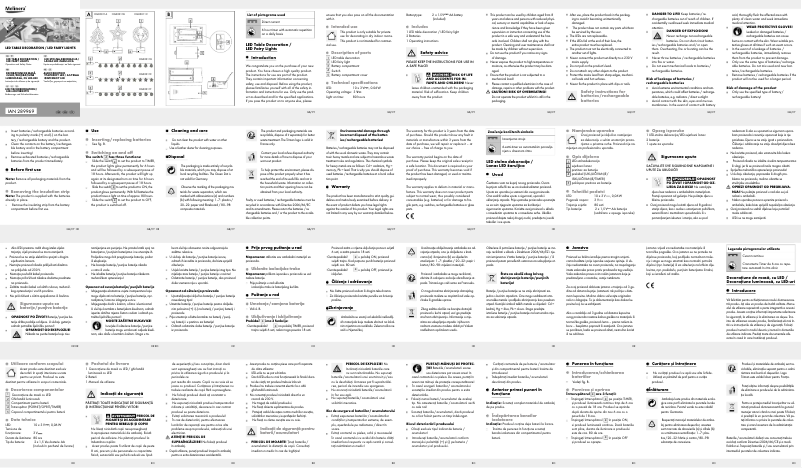Image de la première page du manuel de l'appareil IAN 289969