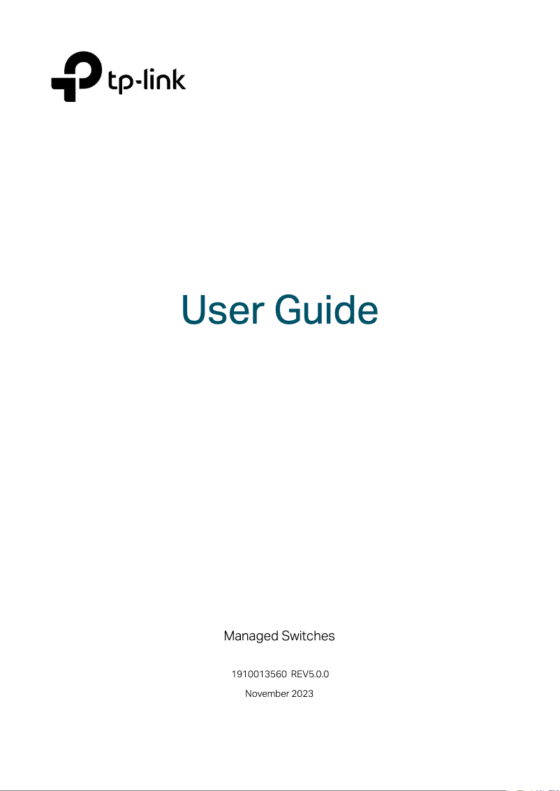 Page n°1 - Manuel utilisateur TP-Link Omada SG3210X-M2