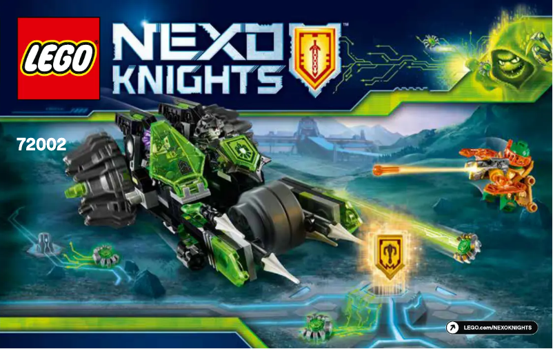 Page 1 de la notice Manuel utilisateur Lego Nexo Knights 72002