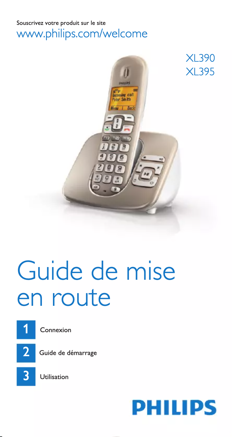 Página 1 del manual Guía de inicio rápido Philips BeNear CD6852B