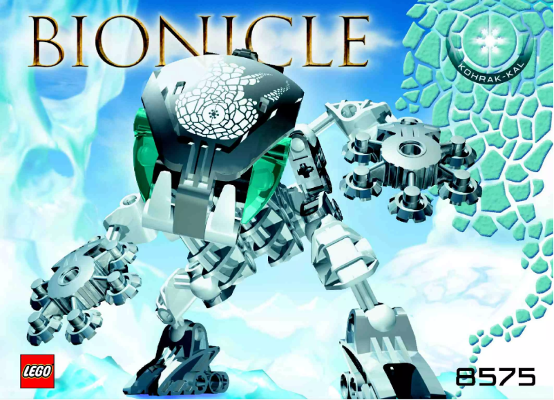Page 1 de la notice Manuel utilisateur Lego Bionicle 8575
