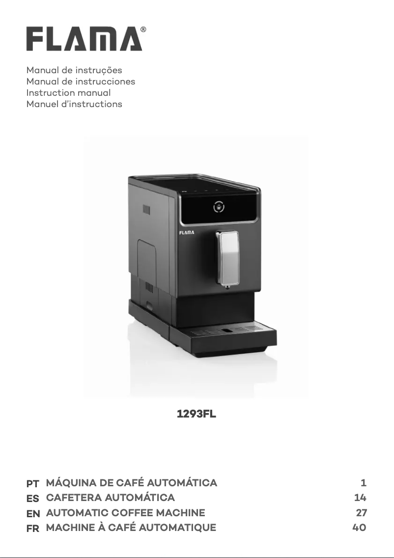 Image de la première page du manuel de l'appareil 1293FL