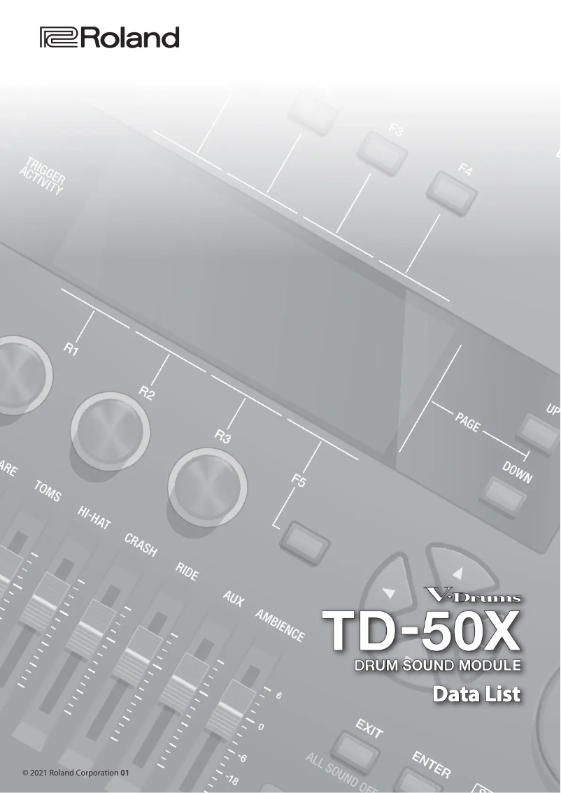 First page image of the manual for VAD706