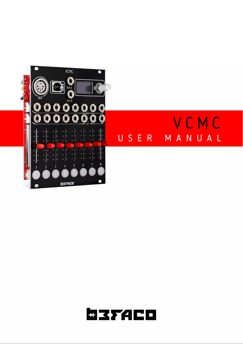 Page n°1 - Manuel utilisateur Befaco VCMC