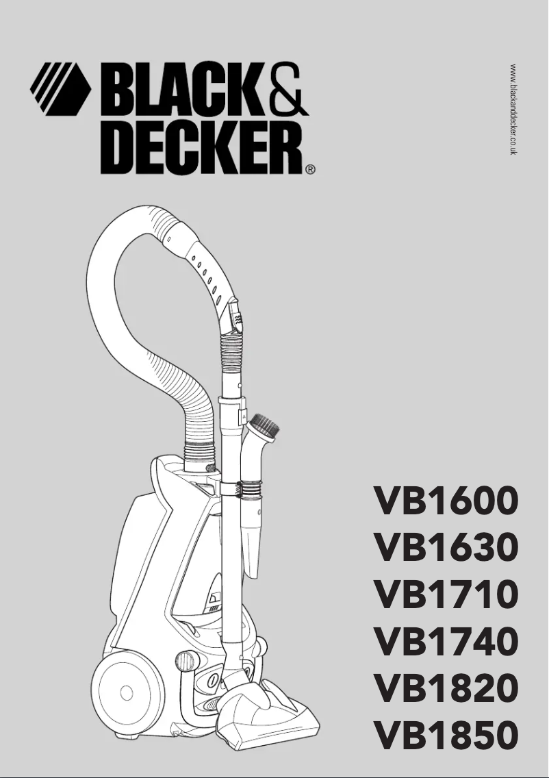 Page 1 de la notice Manuel utilisateur Black & Decker VB1710