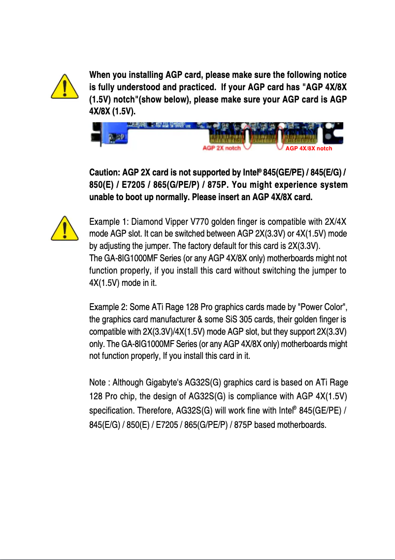 Page 1 de la notice Manuel utilisateur Gigabyte GA-8IG1000MF-P