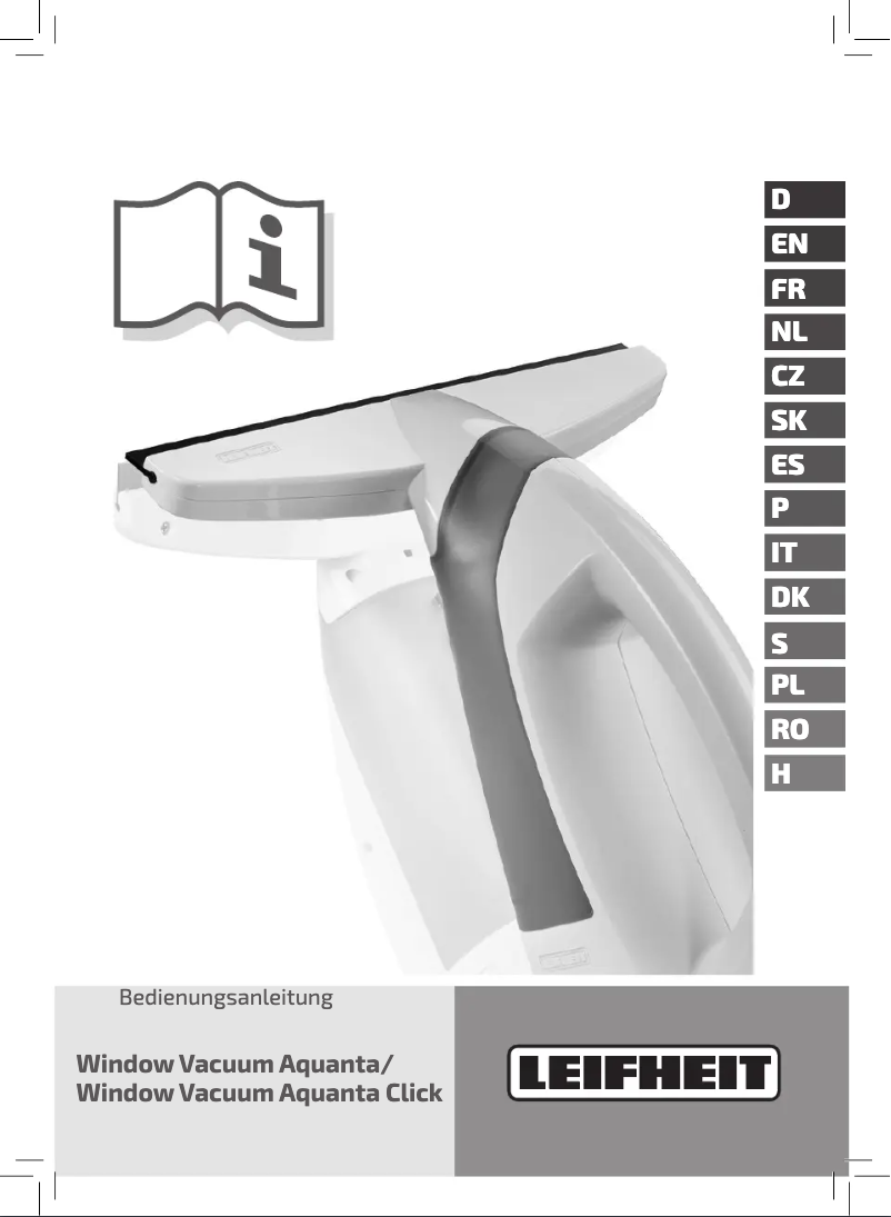 Page 1 de la notice Manuel utilisateur Leifheit Aquanta Click
