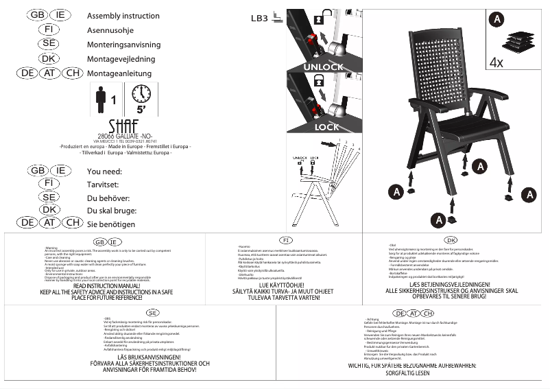 Page n°1 - Manuel utilisateur Florabest IAN 56350