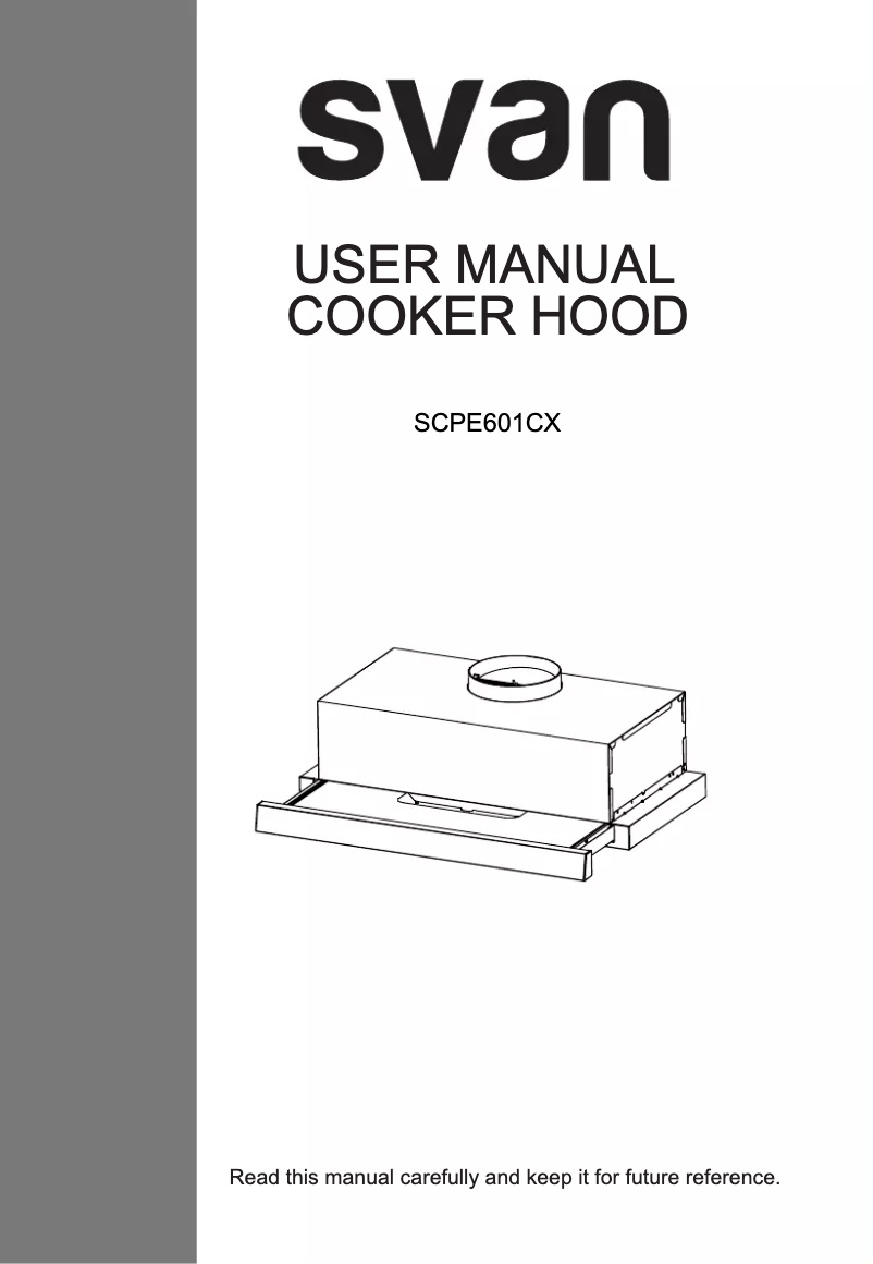 Page 1 de la notice Manuel utilisateur SVAN SCPE601CX