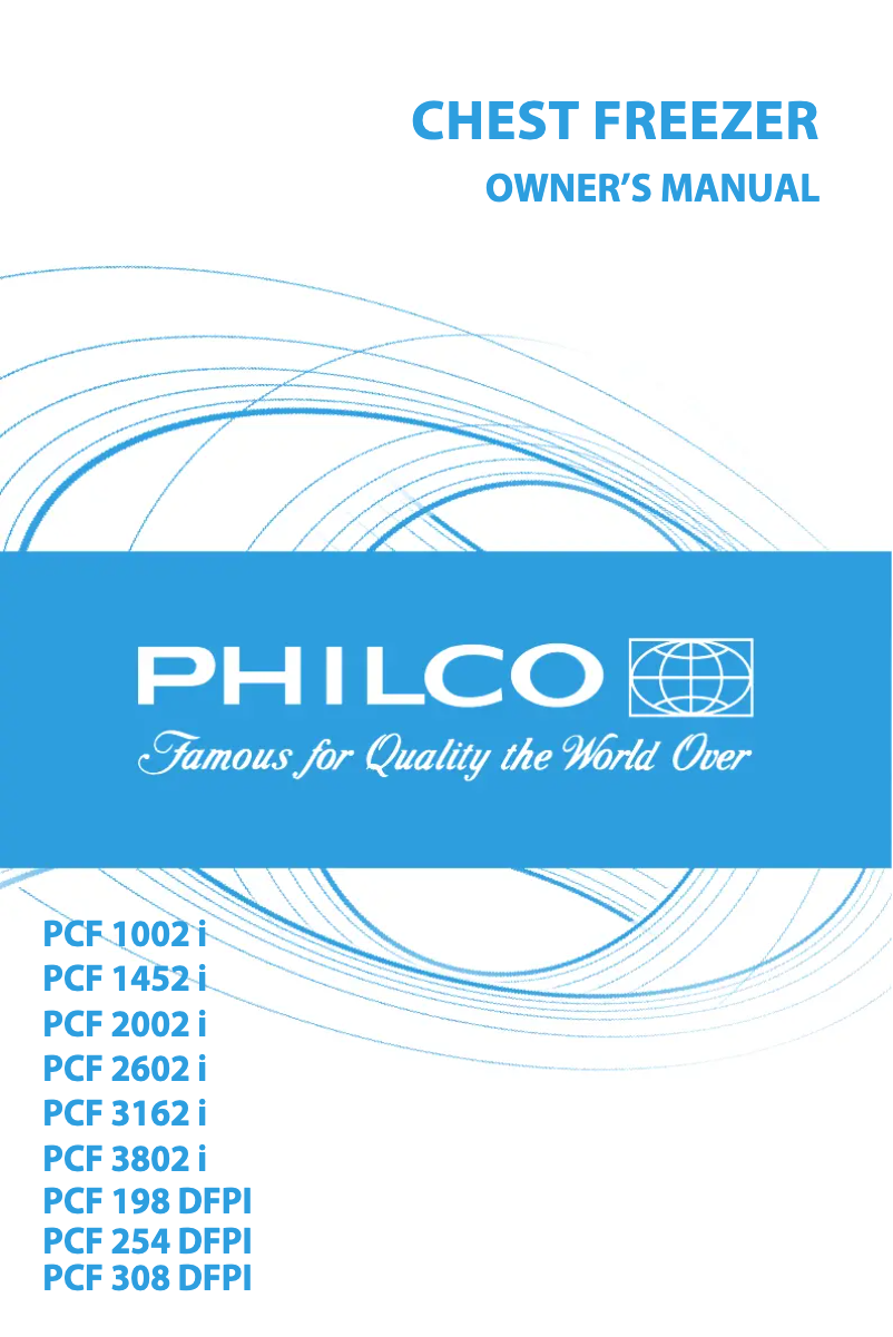 Page n°1 - Manuel utilisateur Philco PCF 254 DFPI