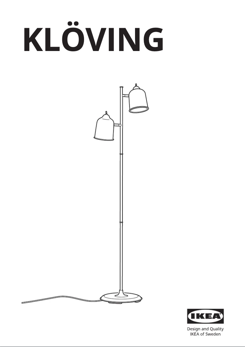 Image de la première page du manuel de l'appareil KLÖVING 305.400.16