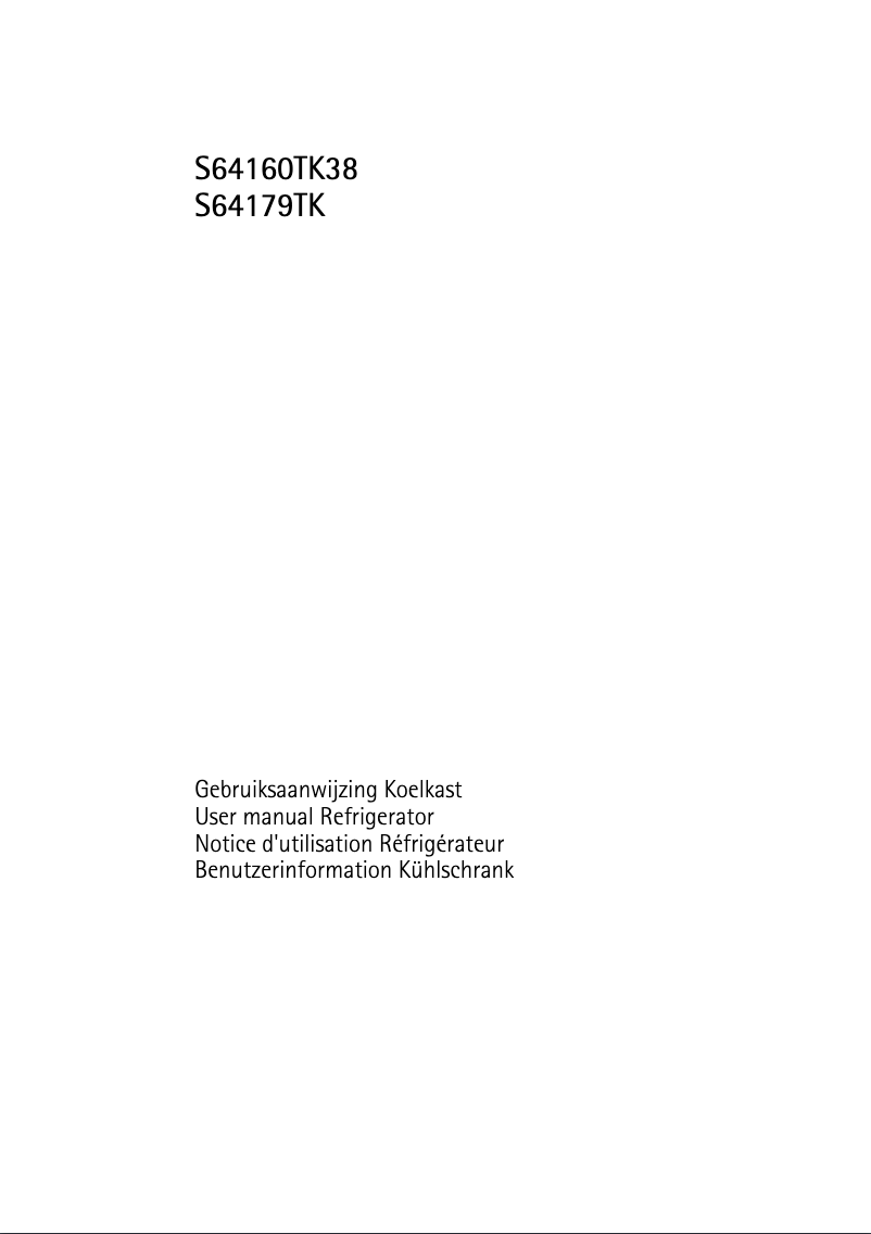 Página 1 del manual Manual de usuario AEG Santo 64179TK