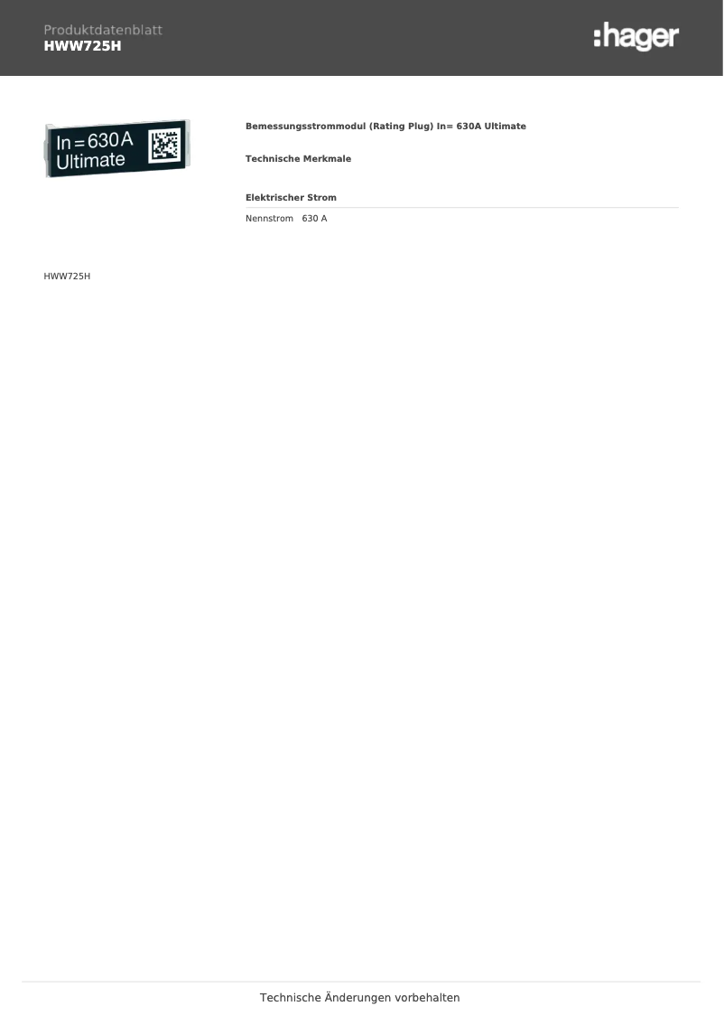 Image de la première page du manuel de l'appareil HWW725H