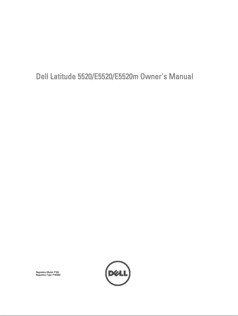Página 1 del manual Manual de usuario Dell Latitude E5520