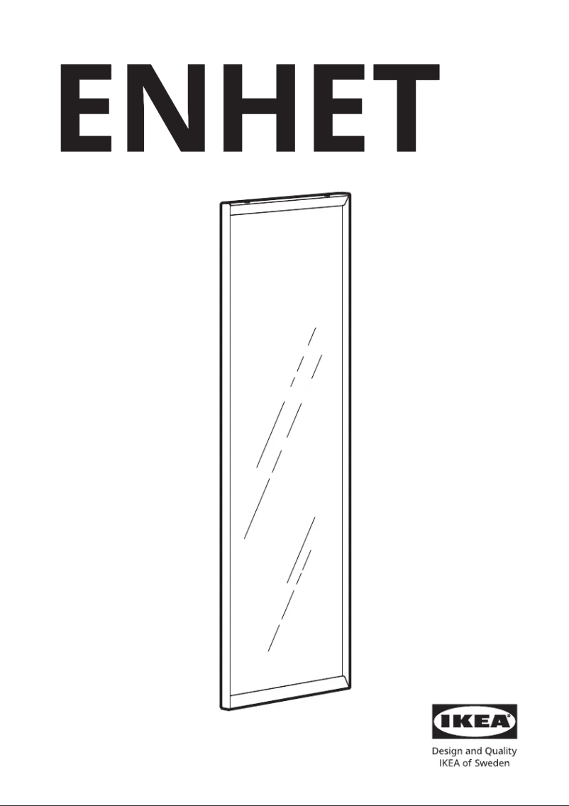 Imagen de la primera página del manual del dispositivo ENHET 404.490.74