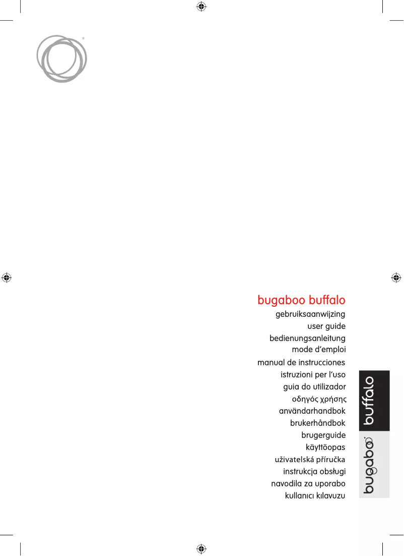 Page 1 de la notice Manuel utilisateur Bugaboo Buffalo Classic Plus