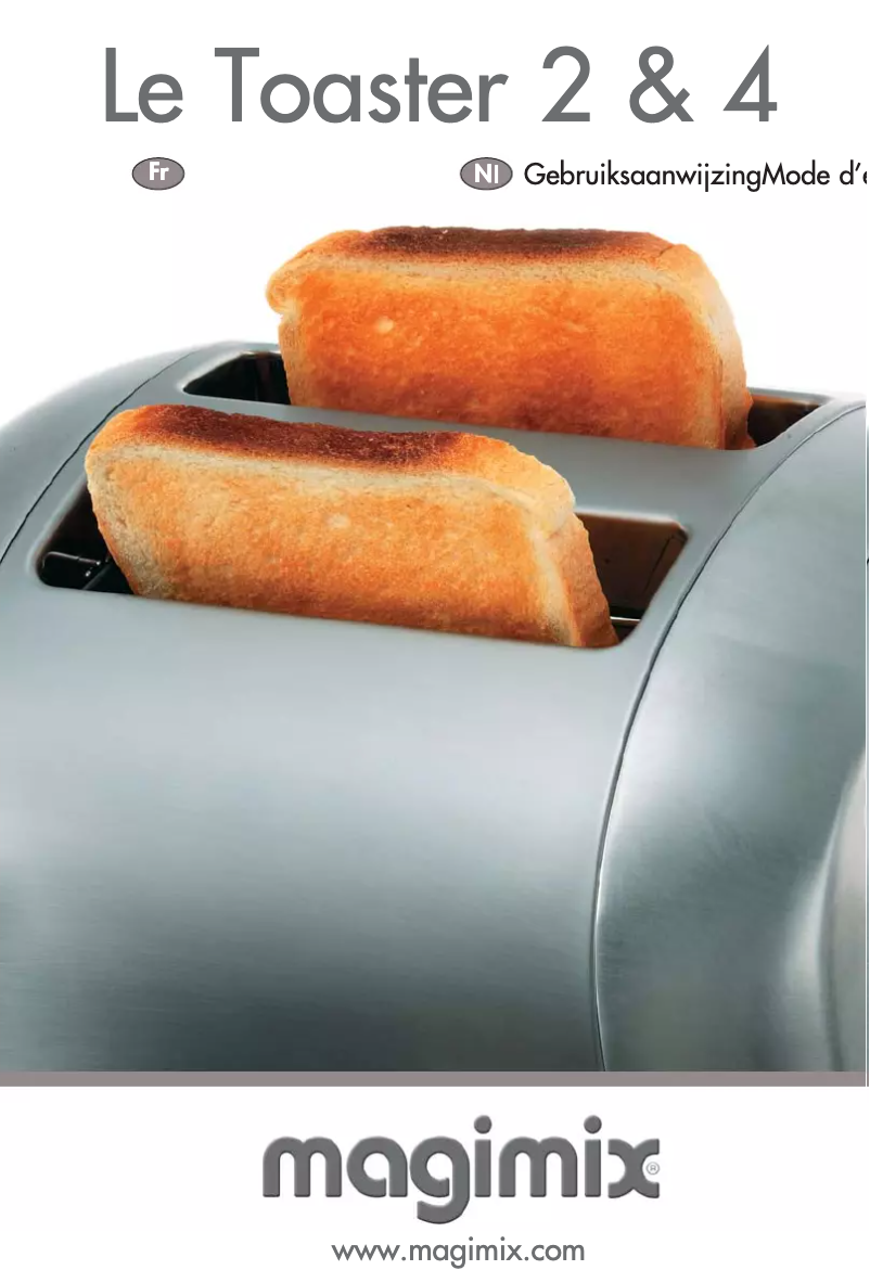 Page 1 de la notice Manuel utilisateur Magimix Le Toaster 4