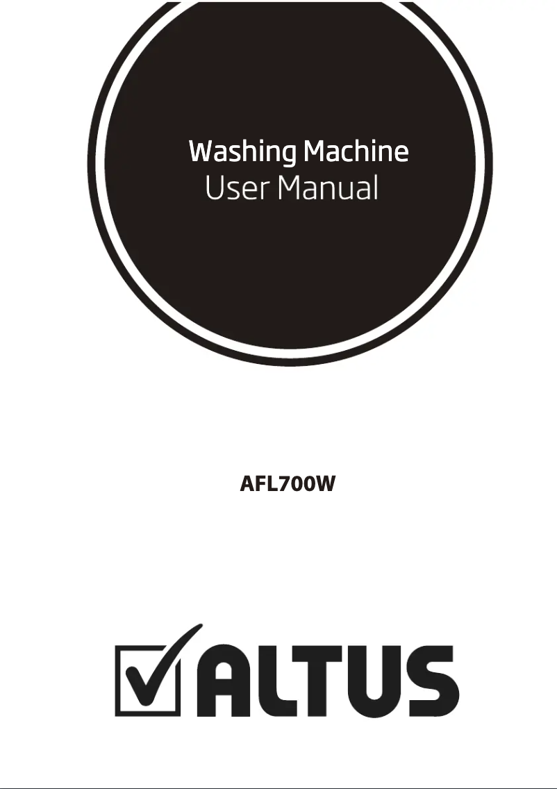 Page n°1 - Manuel utilisateur Altus AFL700W