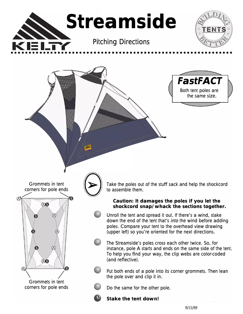 Page n°1 - Manuel utilisateur Kelty Streamside 4