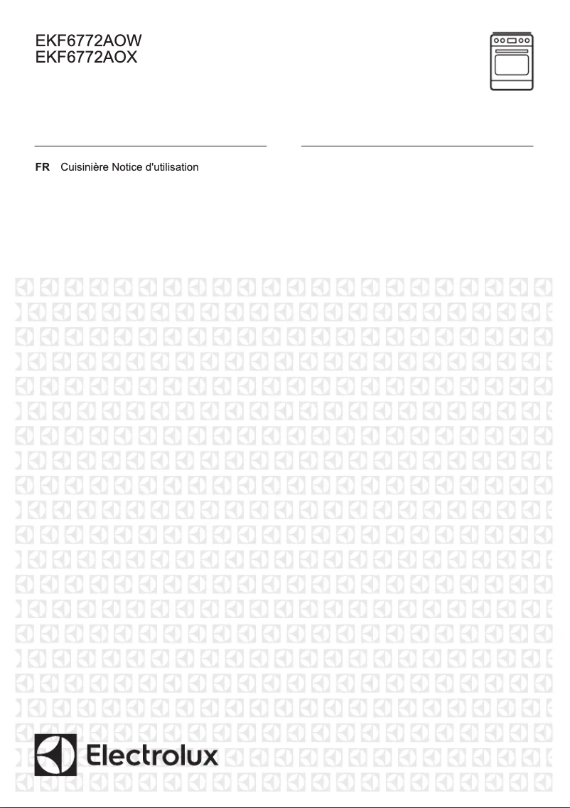 Page n°1 - Manuel utilisateur Electrolux EKF6772AOX