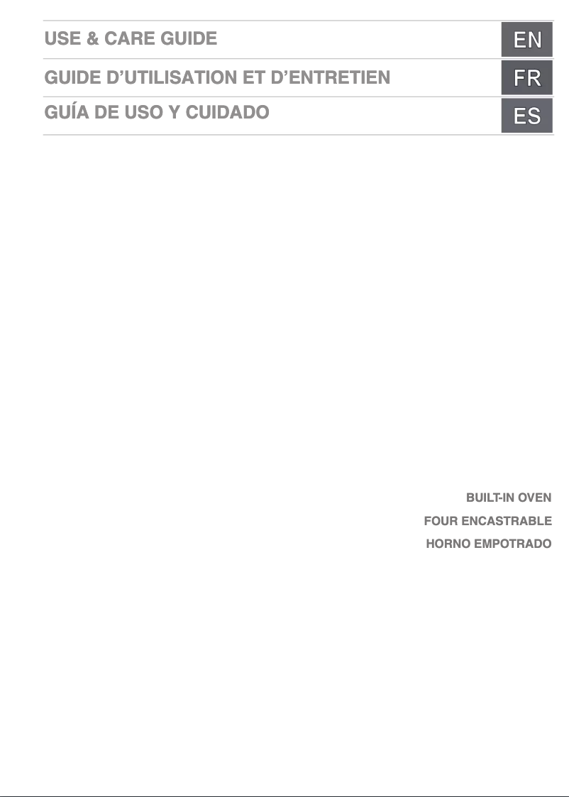 Page 1 de la notice Manuel d'utilisation et d'entretien Smeg DOU330X1
