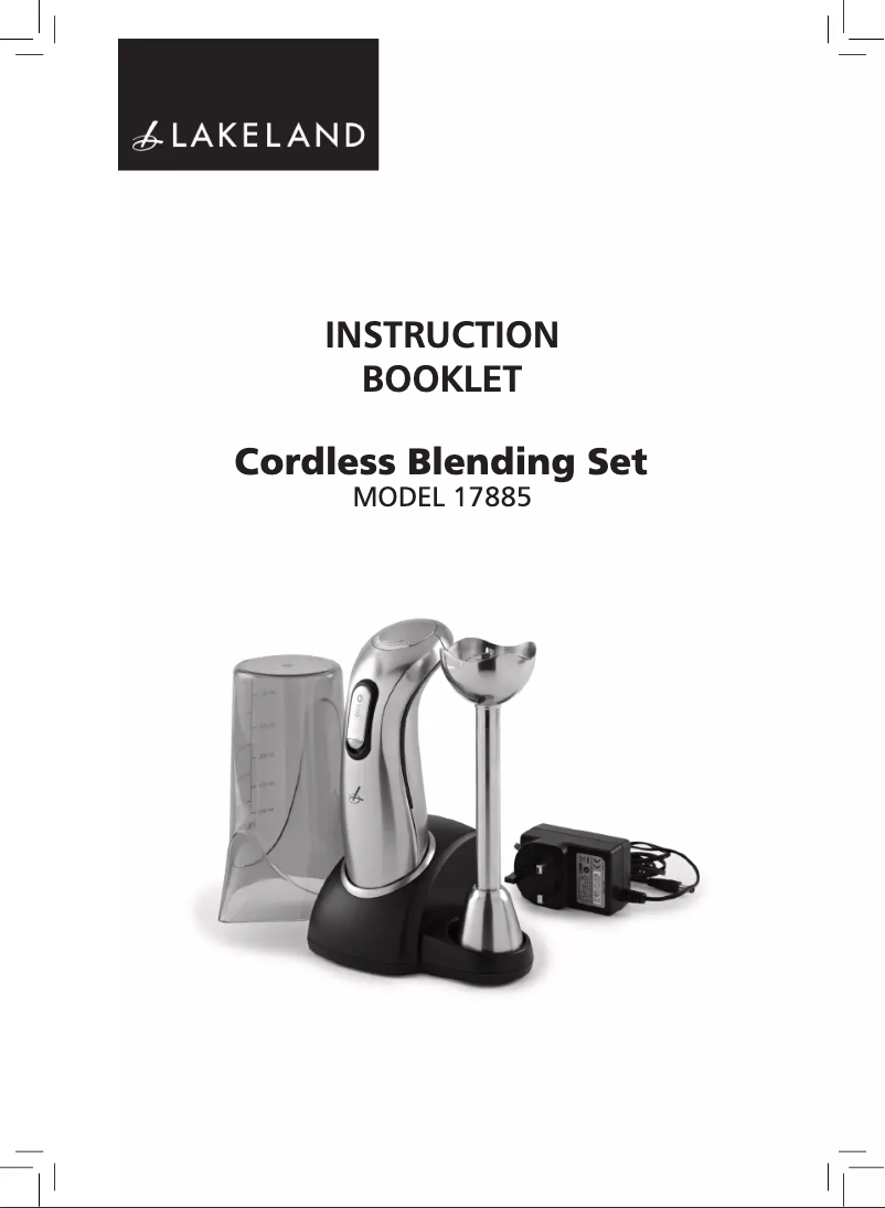 Page 1 de la notice Manuel utilisateur Lakeland 17885