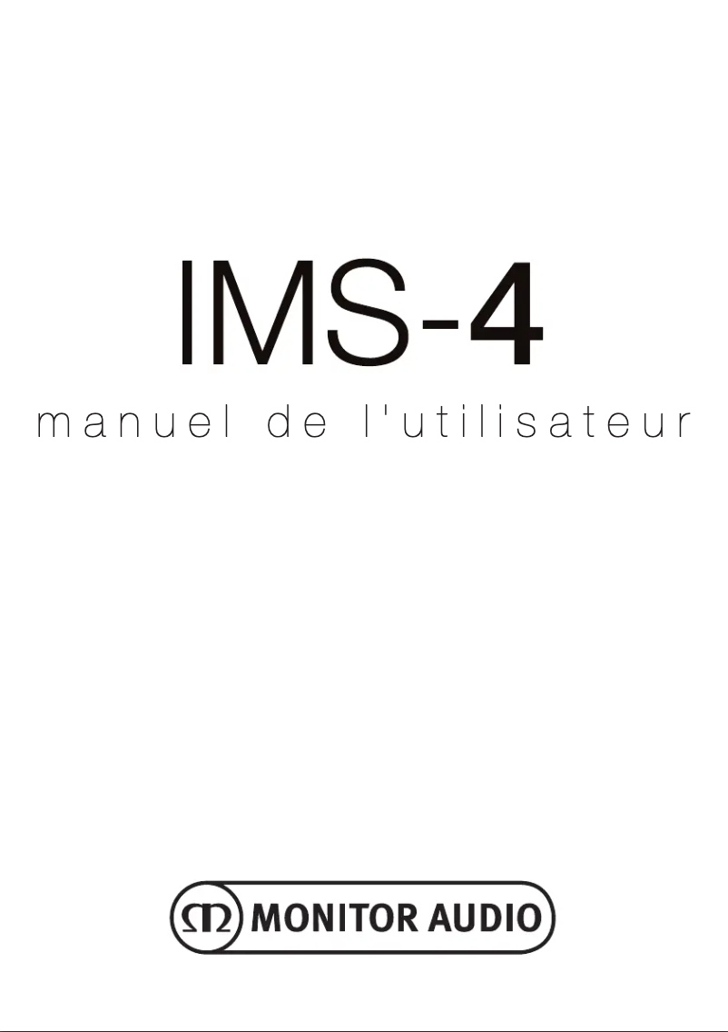 Page n°1 - Manuel utilisateur Monitor Audio PLIC II