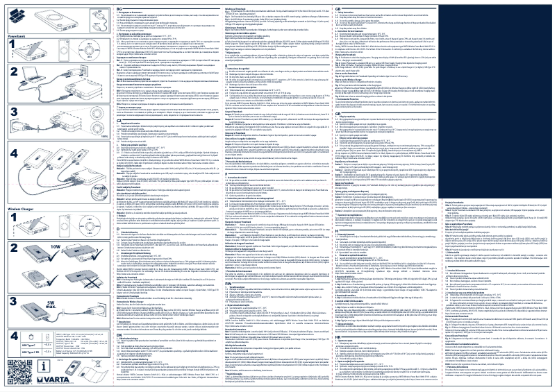 Image de la première page du manuel de l'appareil Wireless Power Bank