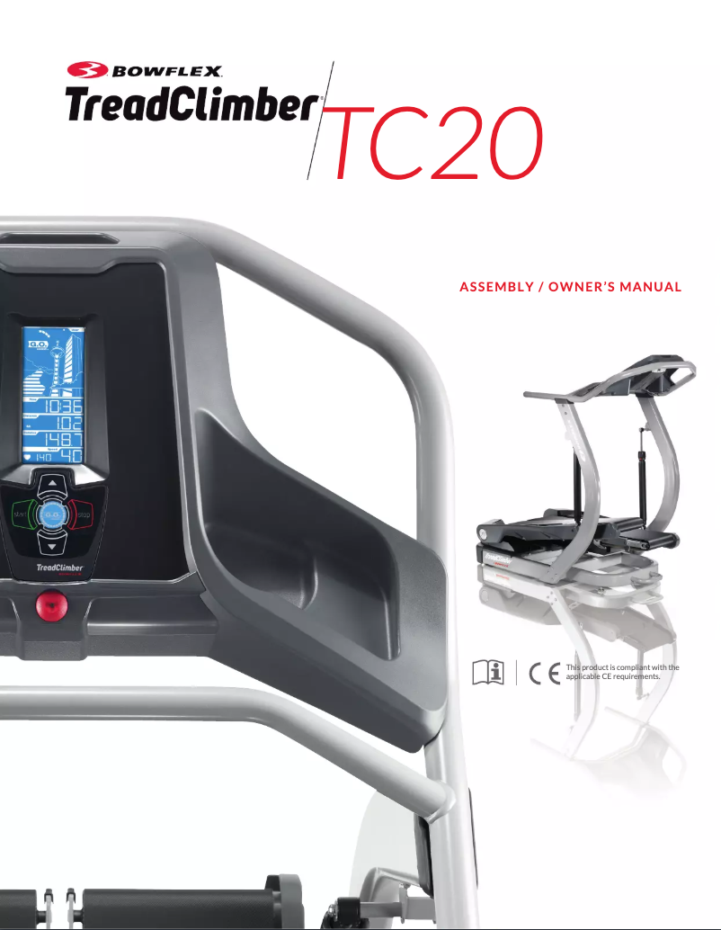 Image de la première page du manuel de l'appareil TreadClimber TC20
