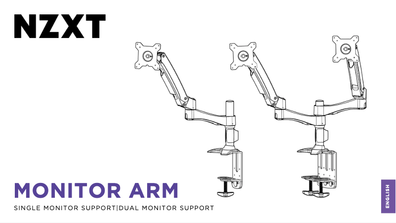 Image de la première page du manuel de l'appareil Monitor Arm