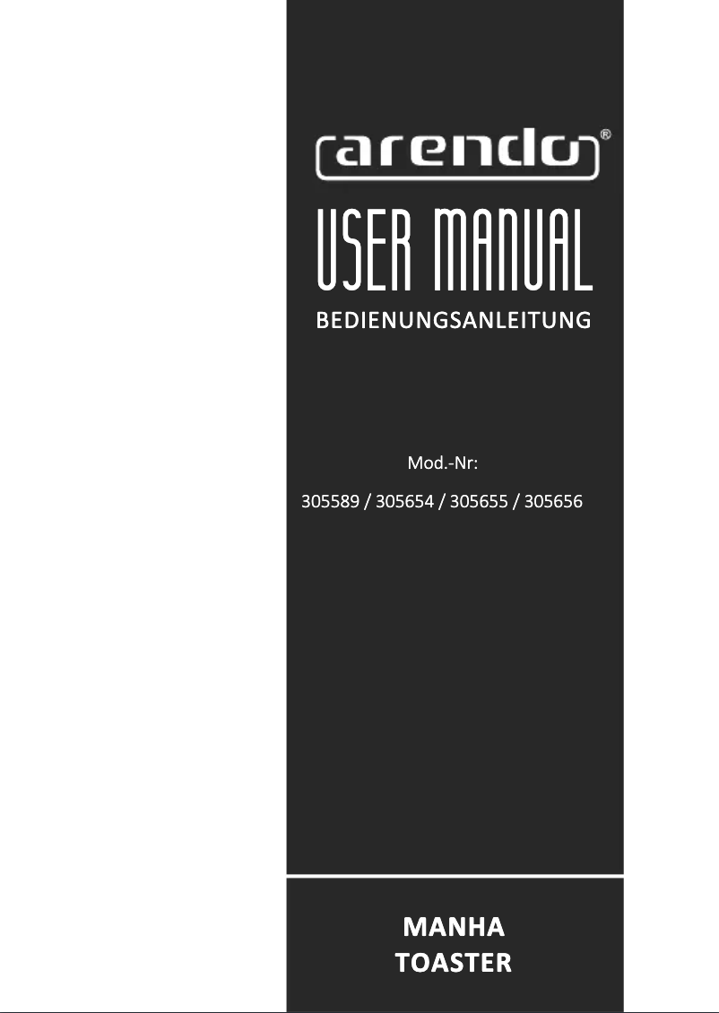 Image de la première page du manuel de l'appareil Manha 305656