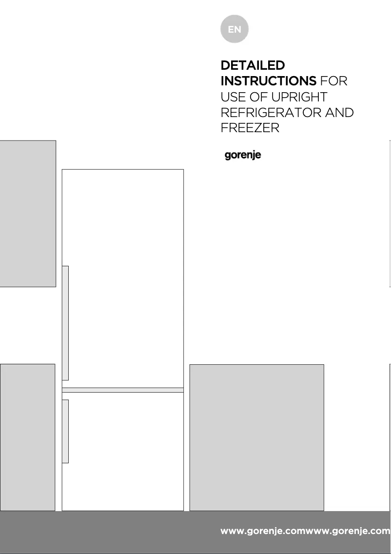 Page n°1 - Manuel utilisateur Gorenje NRK6192JC