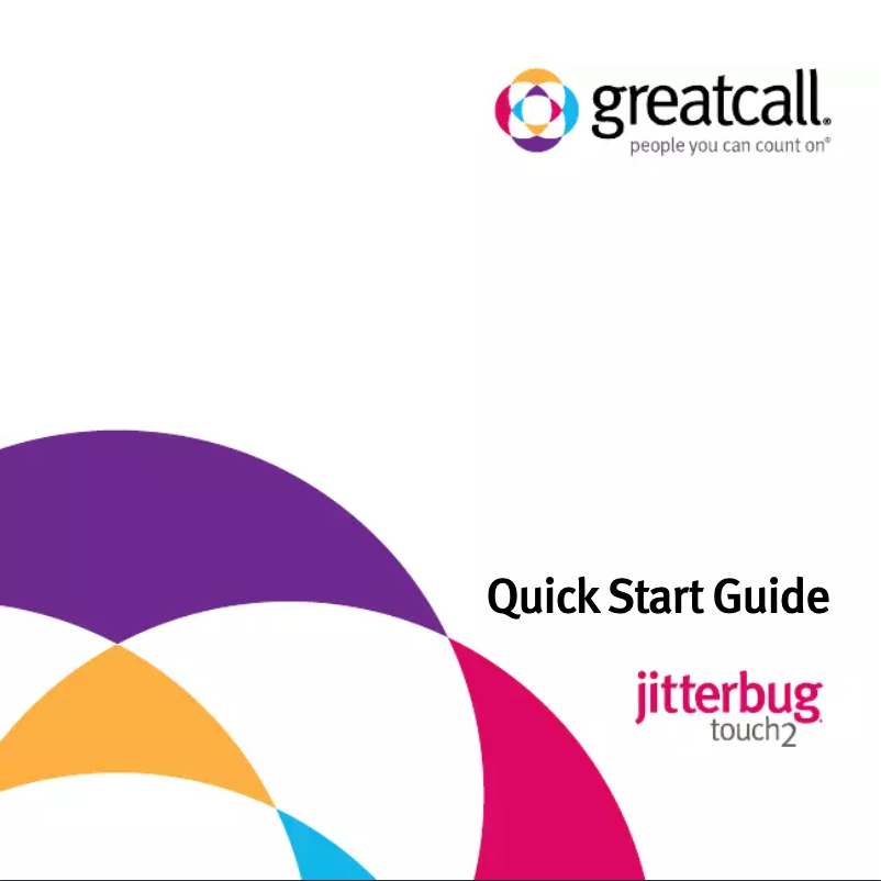 Page n°1 - Manuel utilisateur GreatCall Jitterbug Touch 2