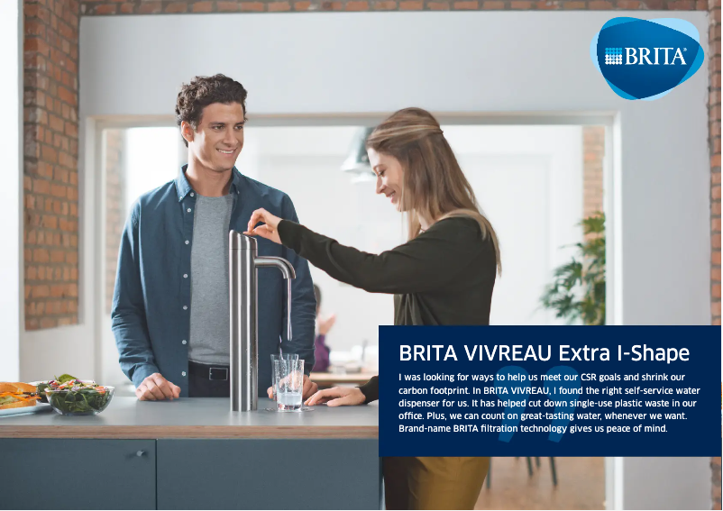 Page 1 de la notice Manuel utilisateur BRITA VIVREAU Extra