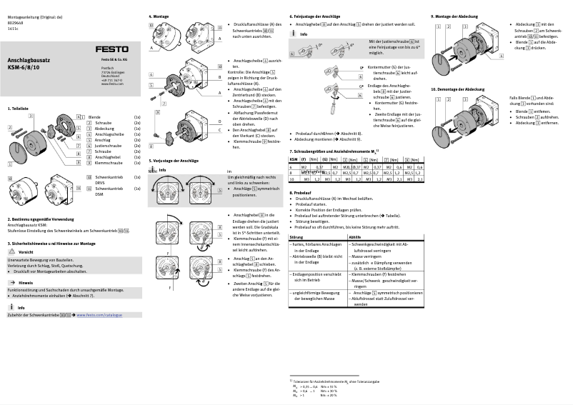 Image de la première page du manuel de l'appareil KSM-6
