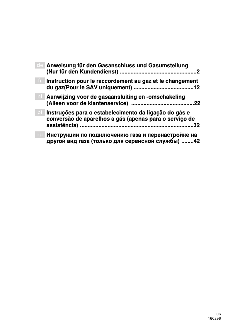 Page n°1 - Guide d'installation Bosch HGG223124E