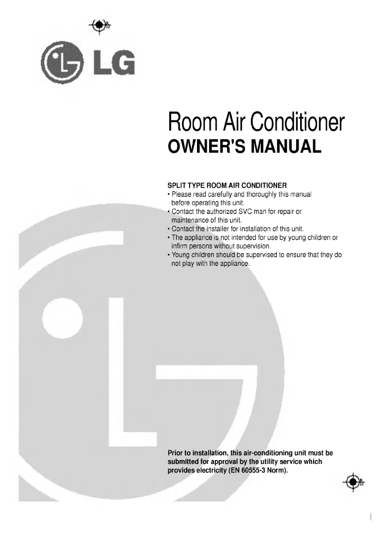Page n°1 - Manuel utilisateur LG LS-S1421CL