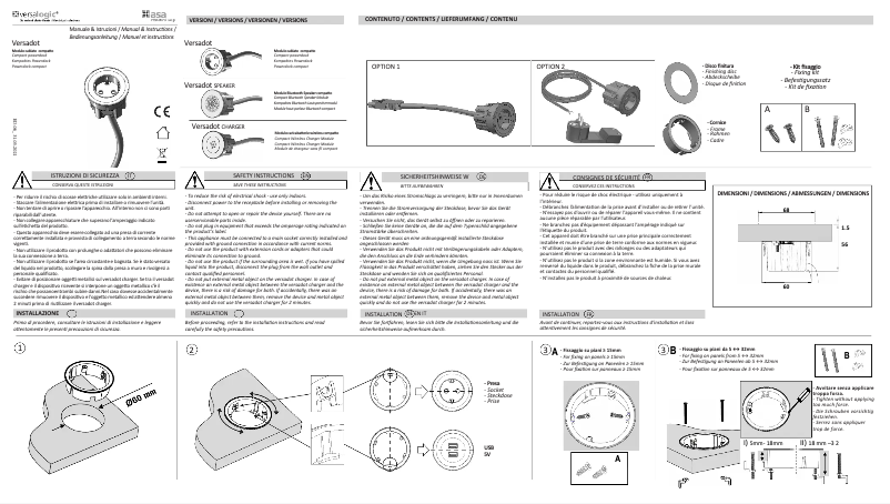 Page n°1 - Manuel utilisateur Barazza 1CBI