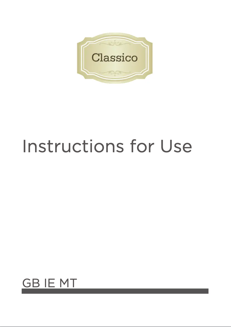 Page n°1 - Manuel utilisateur Gorenje BO73CLB