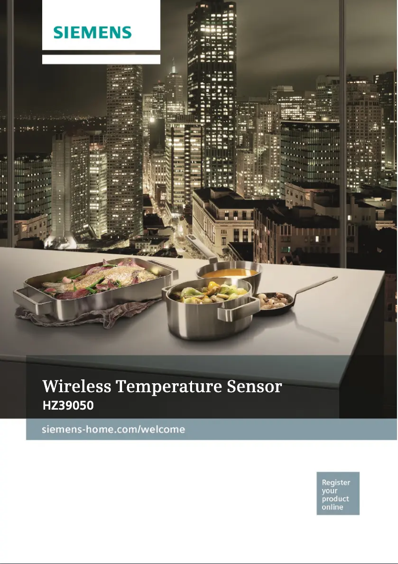 Page 1 de la notice Manuel utilisateur Siemens EX875LYE1E