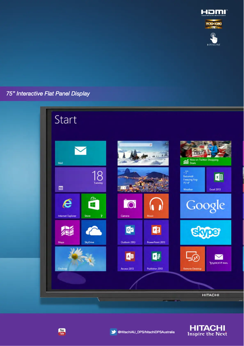 Page n°1 - Brochure Hitachi HILF75101