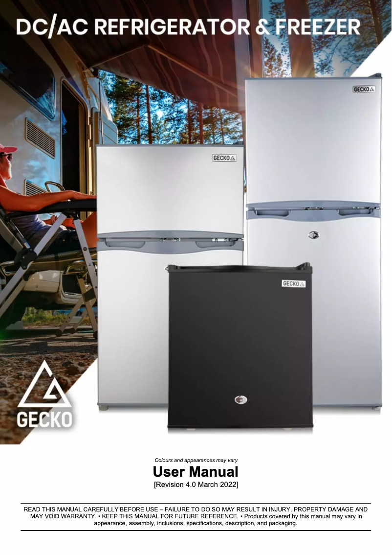 Image de la première page du manuel de l'appareil GKFF-10B